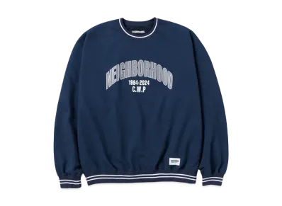 NEIGHBORHOOD College Sweat Shirt LS "Navy"