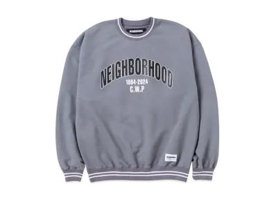 NEIGHBORHOOD College Sweat Shirt LS "Gray"