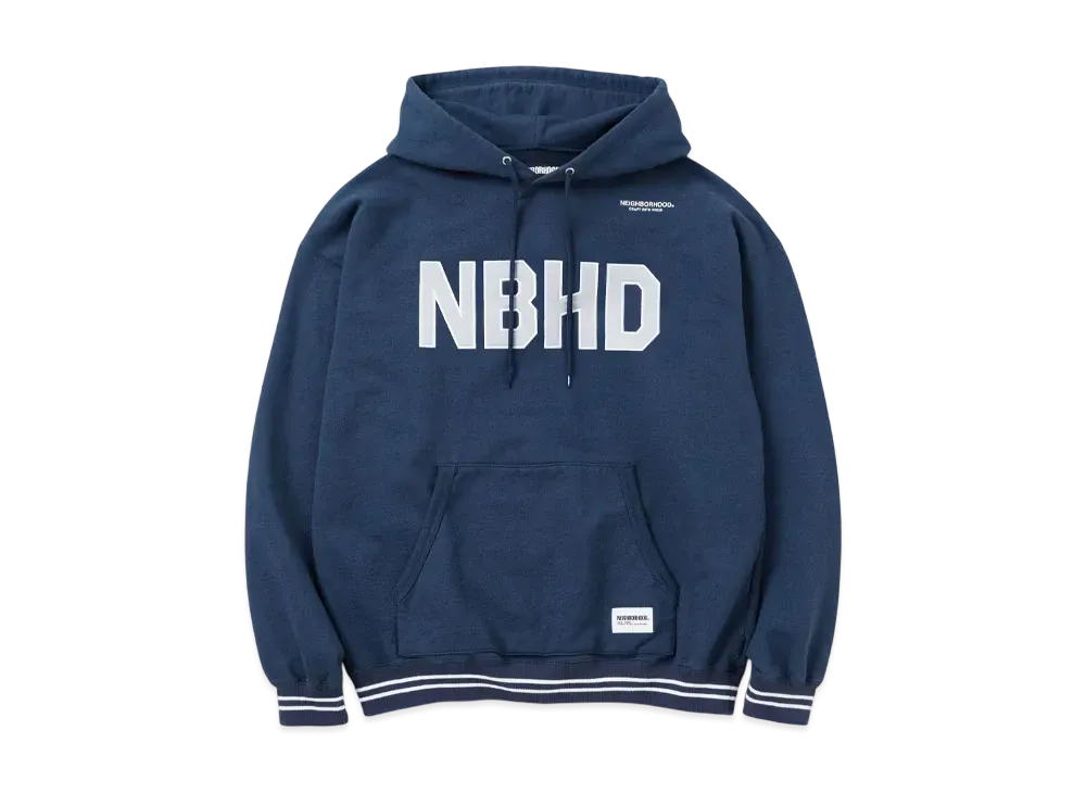NEIGHBORHOOD College Sweat Hoodie LS "Navy"