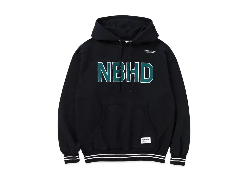 NEIGHBORHOOD College Sweat Hoodie LS "Black"