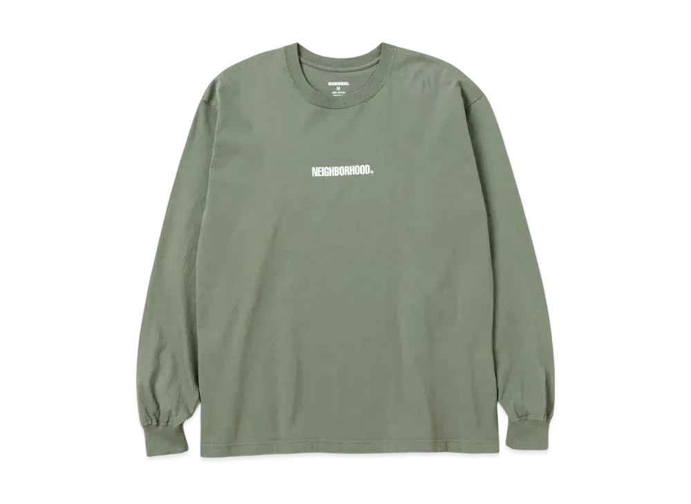 NEIGHBORHOOD NH . Tee LS-3 "Olive Drab"