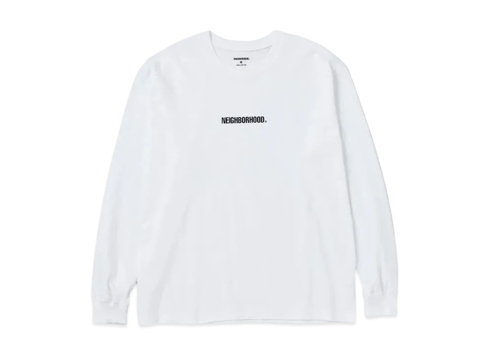 NEIGHBORHOOD NH . Tee LS-3 "White"