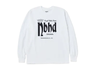 NEIGHBORHOOD NH . Tee LS-4 "White"