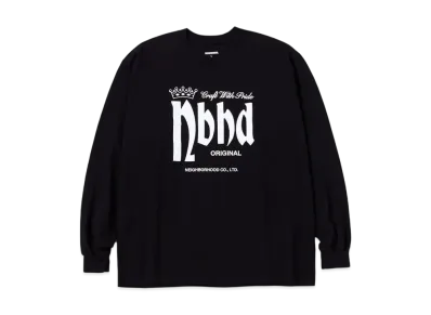 NEIGHBORHOOD NH . Tee LS-4 "Black"