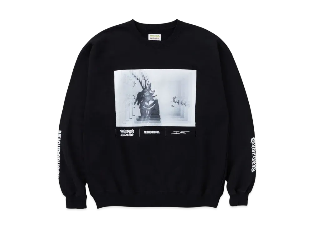 NEIGHBORHOOD x REBEL DREAD HARDWARE . Sweat Shirt LS "Black"
