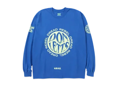 NEIGHBORHOOD x REBEL DREAD HARDWARE . Tee LS "Blue"