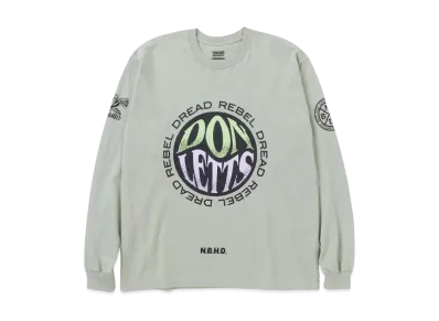 NEIGHBORHOOD x REBEL DREAD HARDWARE . Tee LS "Sage Green"