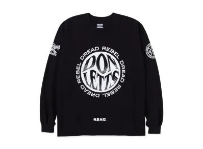 NEIGHBORHOOD x REBEL DREAD HARDWARE . Tee LS "Black"