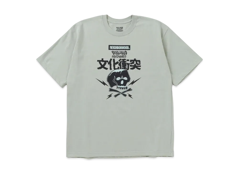 NEIGHBORHOOD x REBEL DREAD HARDWARE . Tee SS-3 "Sage Green"
