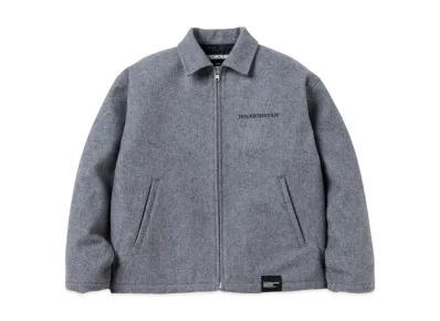 NEIGHBORHOOD Melton Zip Work Jacket "Gray"