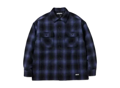 NEIGHBORHOOD CPO Shirt LS "Blue"