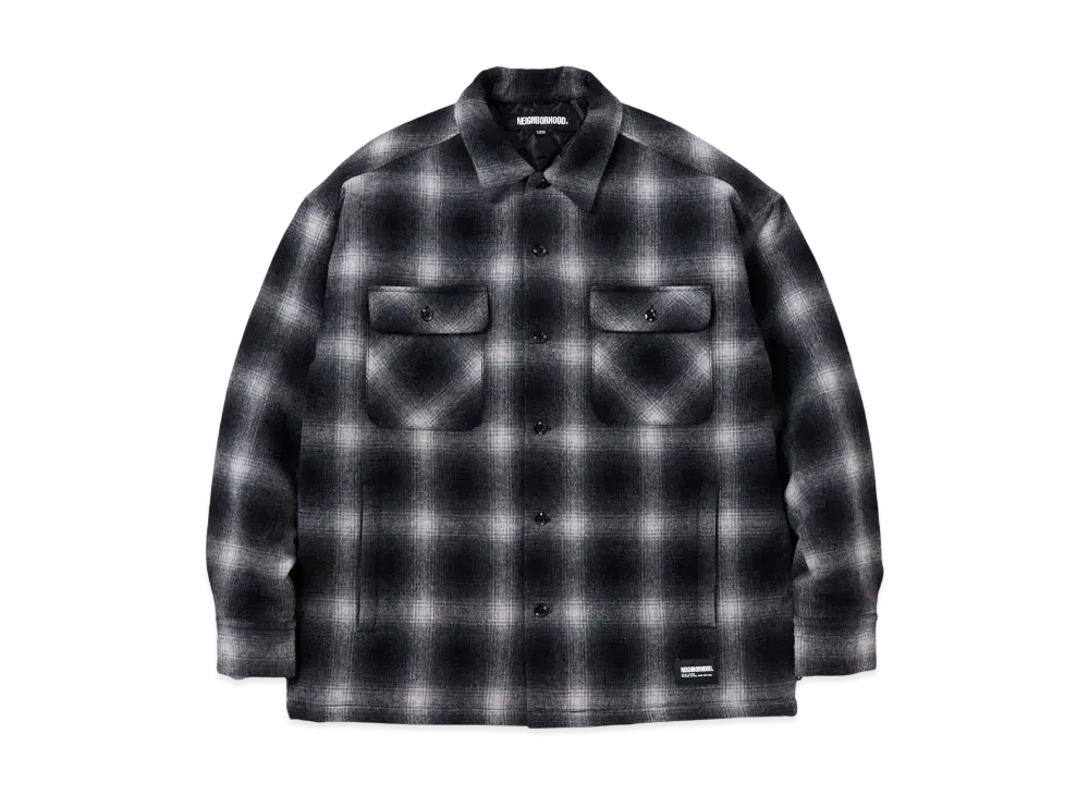 NEIGHBORHOOD CPO Shirt LS "Black"
