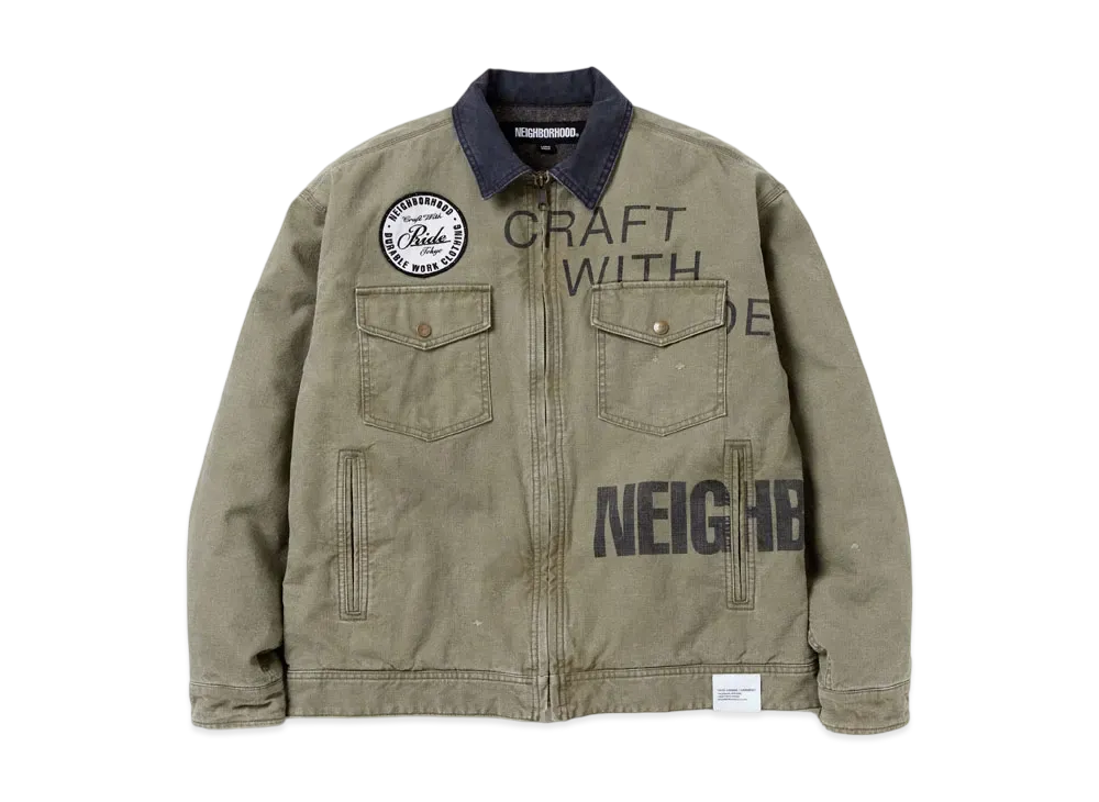 NEIGHBORHOOD Duck Work Jacket "Olive Drab"