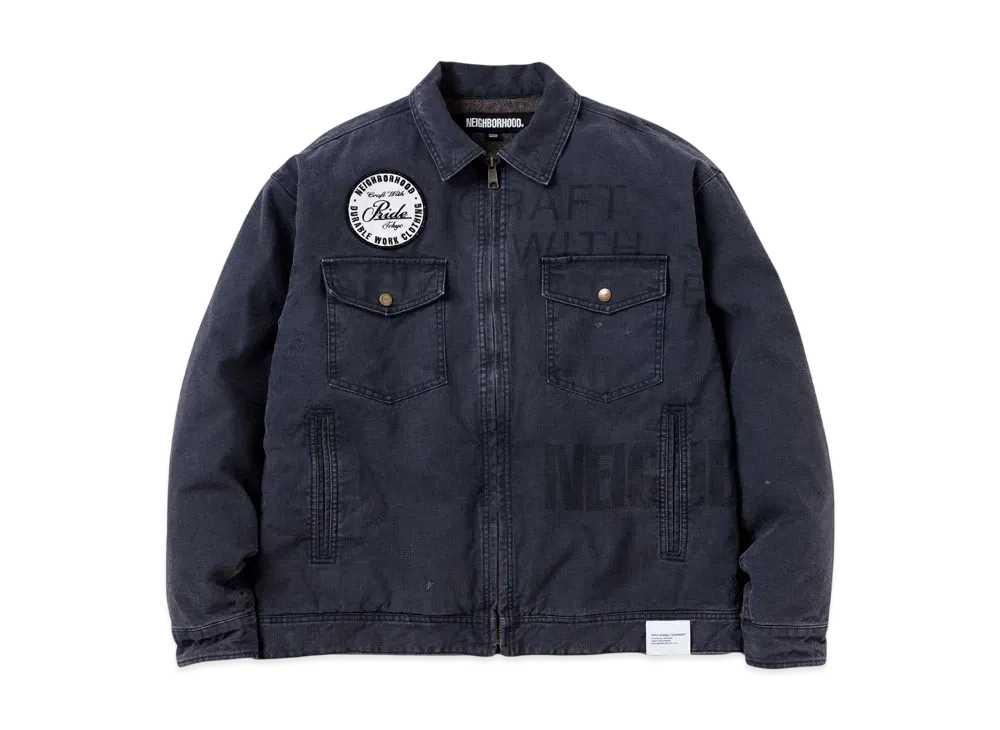 NEIGHBORHOOD Duck Work Jacket "Black"