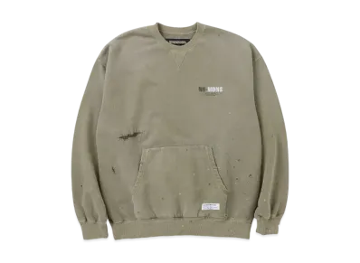 NEIGHBORHOOD x MADNESS Savage Sweat Shirt LS "Olive Drab"
