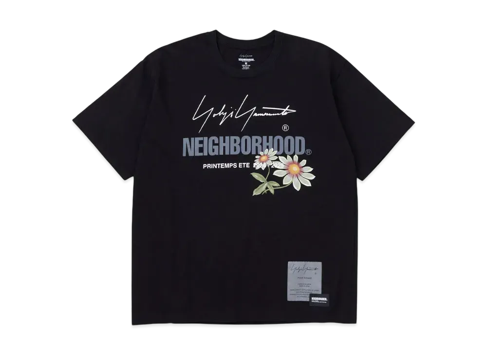 NEIGHBORHOOD x Yohji Yamamoto Tee SS-1 "Black"