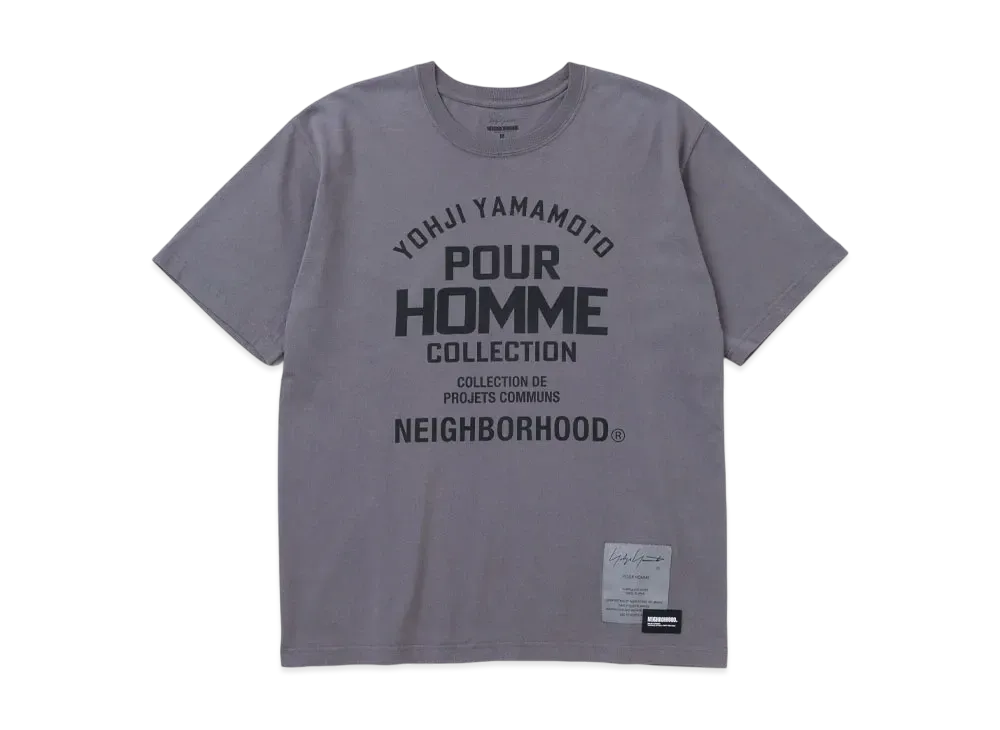 NEIGHBORHOOD x Yohji Yamamoto Tee SS-2 "Gray"