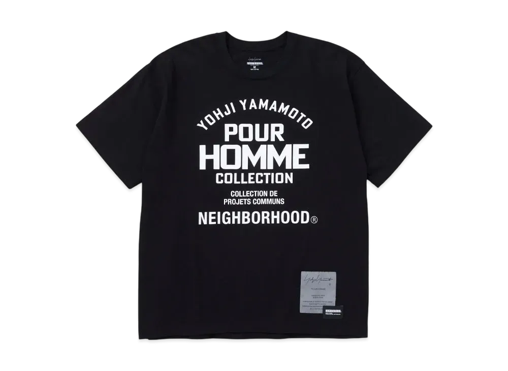 NEIGHBORHOOD x Yohji Yamamoto Tee SS-2 "Black"