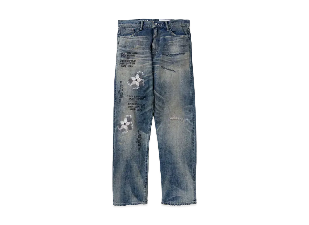 NEIGHBORHOOD x Yohji Yamamoto Savage Denim DP Basic Pants "Indigo"