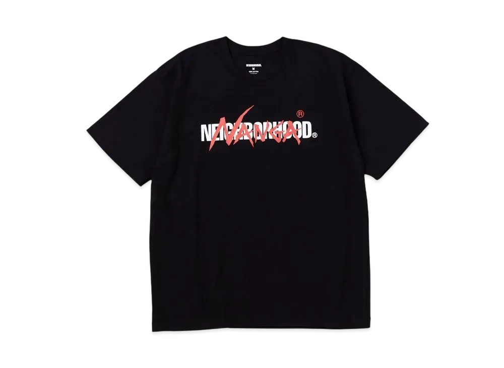 NEIGHBORHOOD x NANGA Tee SS "Black"