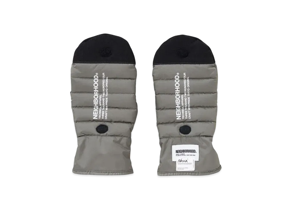NEIGHBORHOOD x NANGA Down Gloves "Olive Drab"