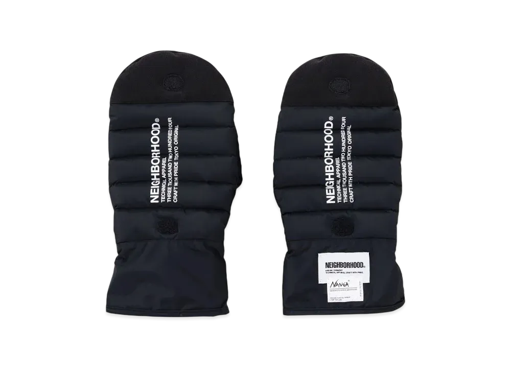 NEIGHBORHOOD x NANGA Down Gloves "Black"