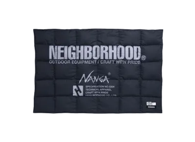 NEIGHBORHOOD x NANGA Down Half Blanket "Black"