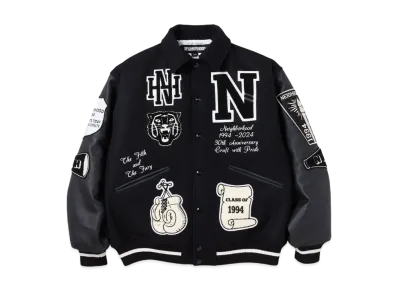 NEIGHBORHOOD Stadium Jacket "Black/White"