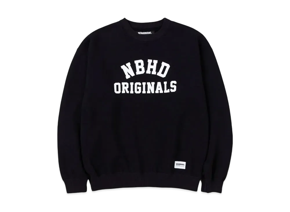 NEIGHBORHOOD Basic Sweat Shirt LS "Black"