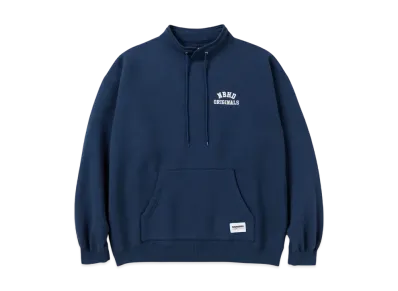 NEIGHBORHOOD Basic Sweat Stand Collar LS "Navy"