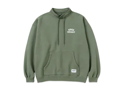 NEIGHBORHOOD Basic Sweat Stand Collar LS "Olive Drab"