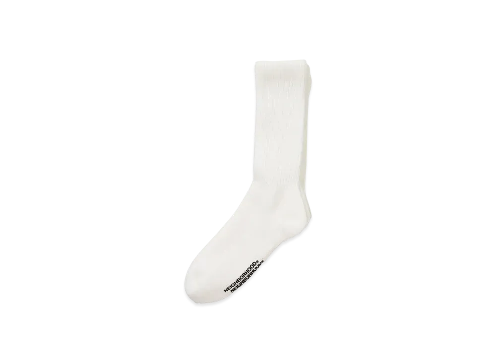 NEIGHBORHOOD Plain Socks "White"