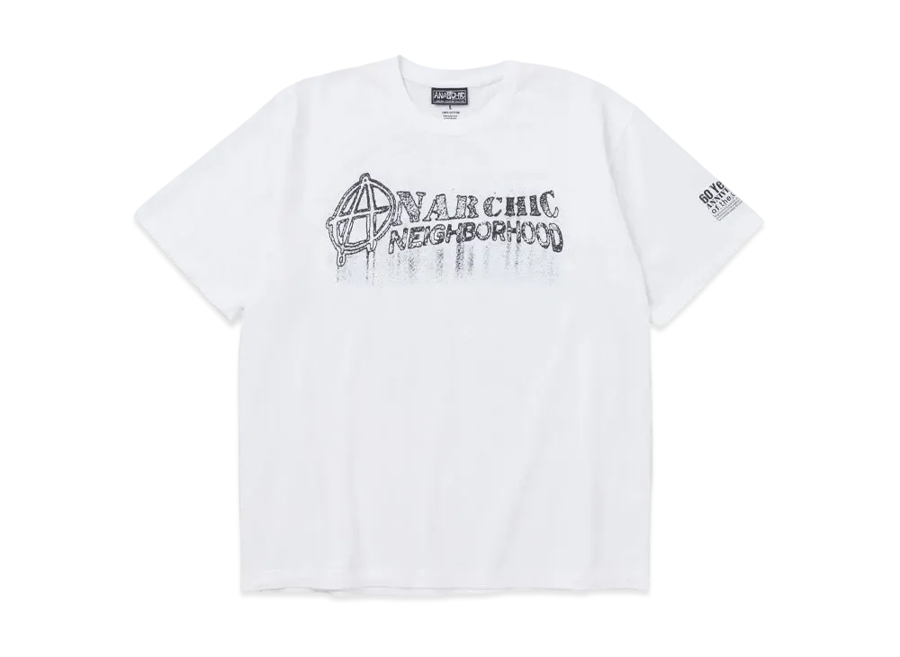 NEIGHBORHOOD ANARCHIC ADJUSTMENT . Tee SS-2 "White"
