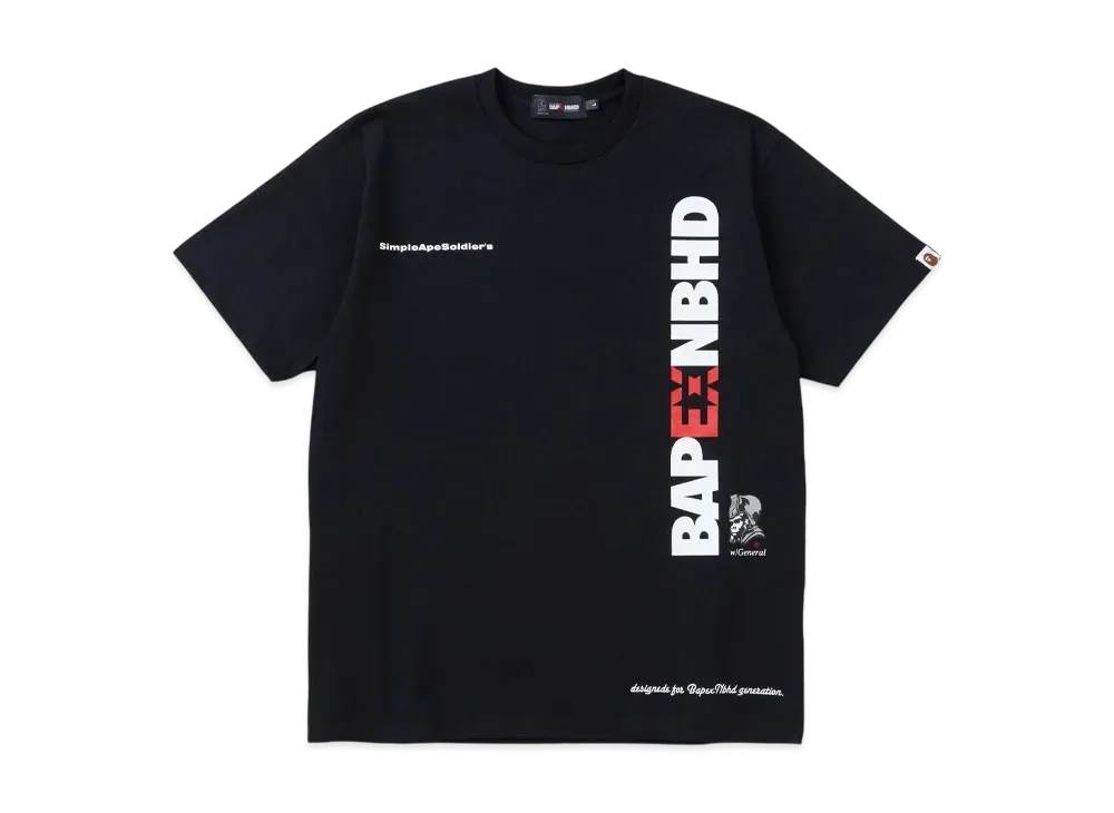 NEIGHBORHOOD x A BATHING APE Tee #1 "Black"