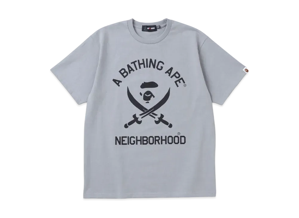 NEIGHBORHOOD x A BATHING APE Tee #2 "Gray"