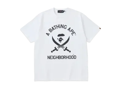 NEIGHBORHOOD x A BATHING APE Tee #2 "White"