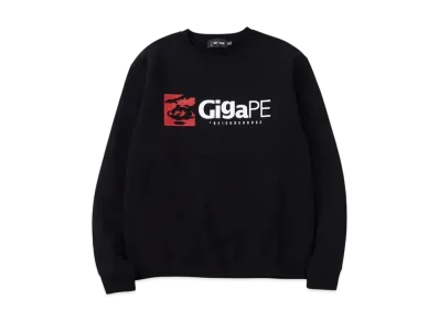 NEIGHBORHOOD x A BATHING APE Gigape Crewneck "Black"