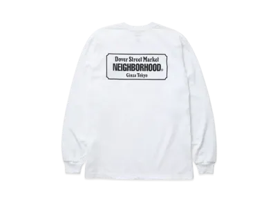 NEIGHBORHOOD x Dover Street Market Ginza L/S Tee "White"