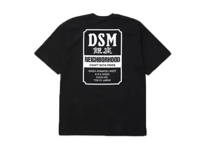 NEIGHBORHOOD x Dover Street Market Ginza S/S Tee "Black"