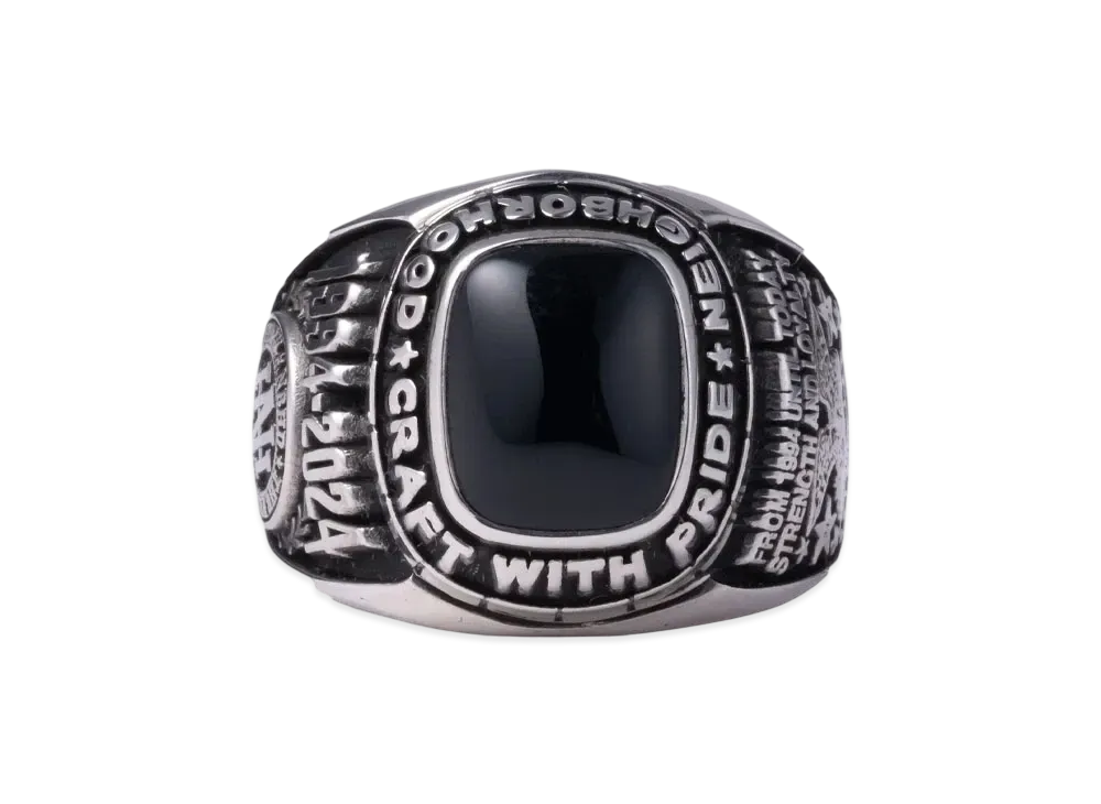 NEIGHBORHOOD x JOSTENS Silver Ring "Silver"