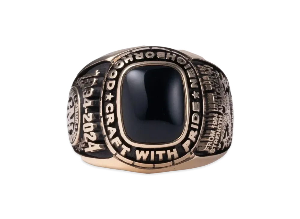 NEIGHBORHOOD x JOSTENS Gold Ring "Gold"