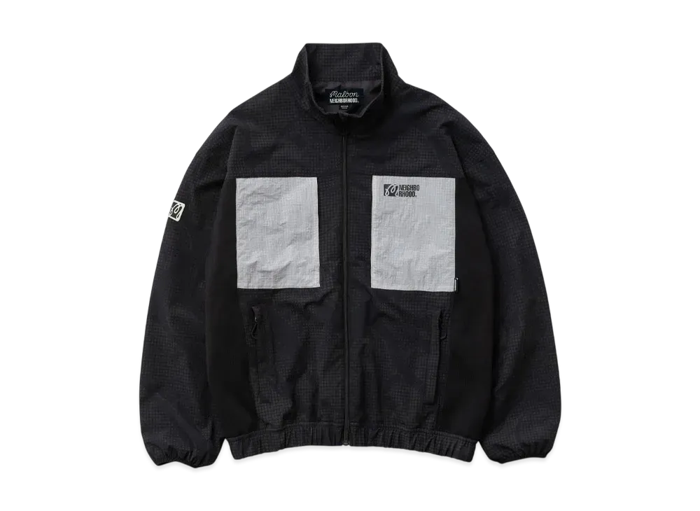 NEIGHBORHOOD x MALBON GOLF Course Camo Pattern Jacket "Black"