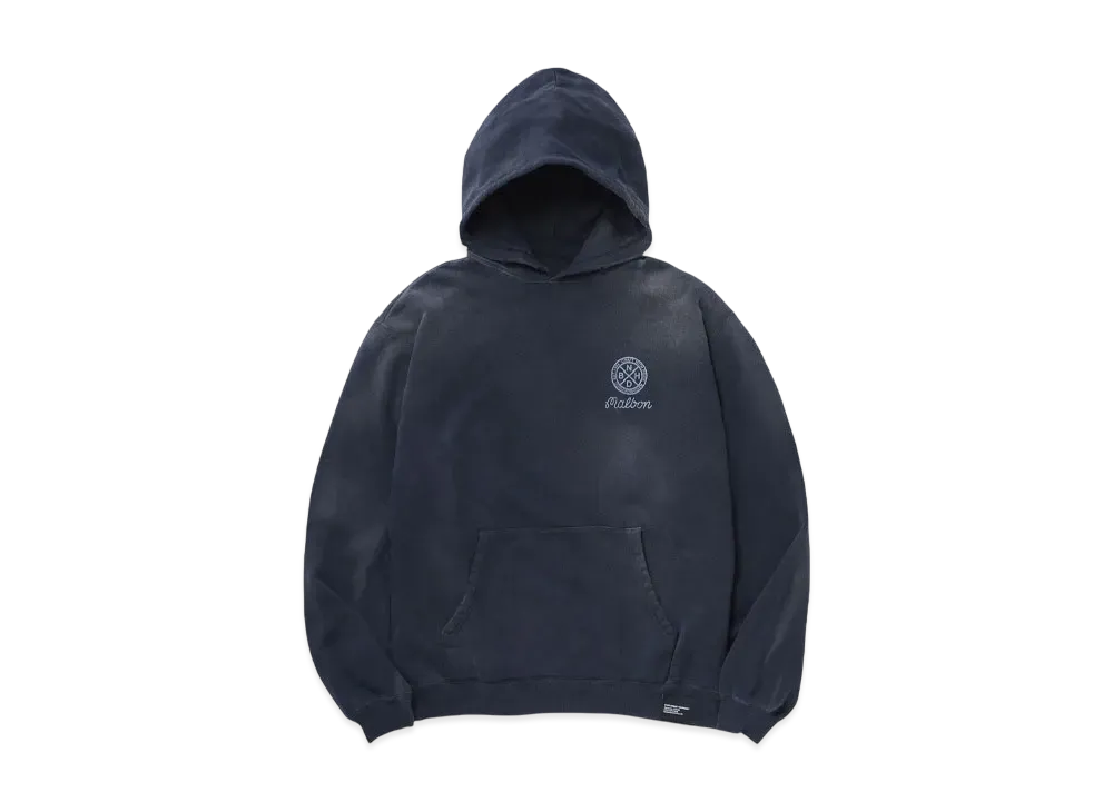 NEIGHBORHOOD x MALBON GOLF Savage Sweat Hoodie LS "Black"