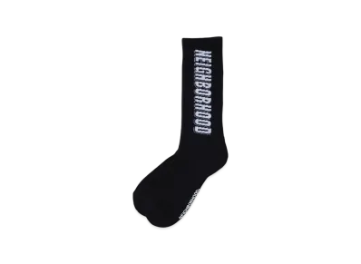 NEIGHBORHOOD Logo Socks "Black"