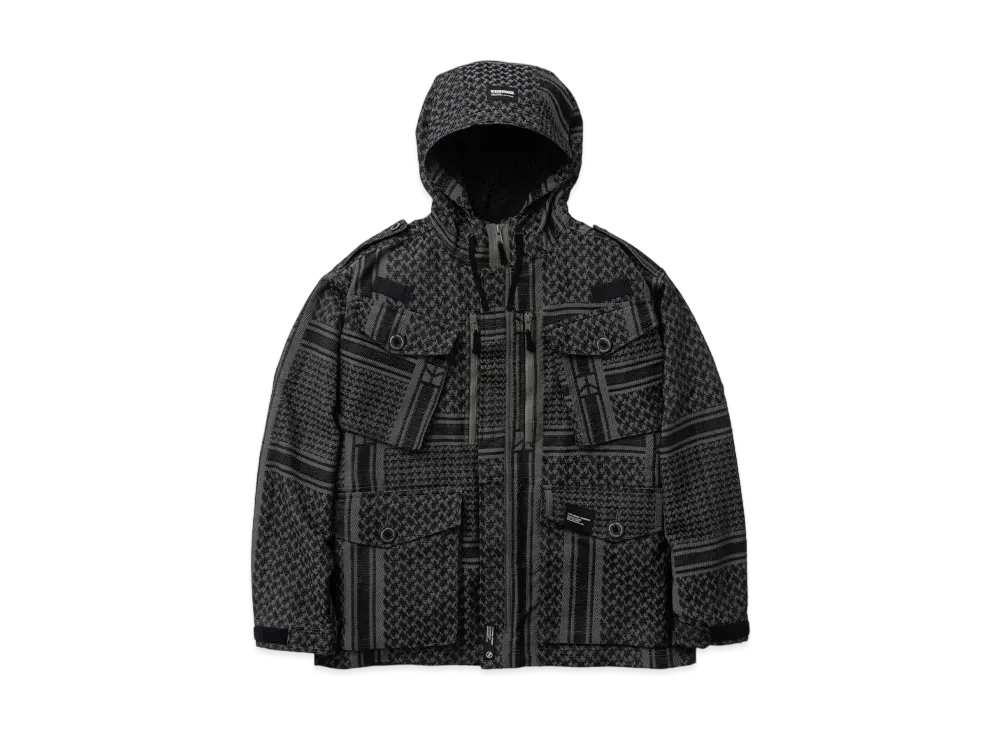 NEIGHBORHOOD JQ Shemagh Smock Jacket "Black"