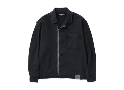 NEIGHBORHOOD Untrimmed Zip Shirt LS "Black"