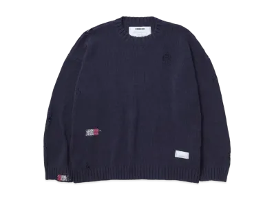 NEIGHBORHOOD Savage Crewneck Sweater "Navy"