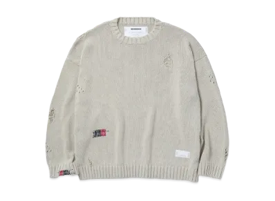 NEIGHBORHOOD Savage Crewneck Sweater "Ivory"