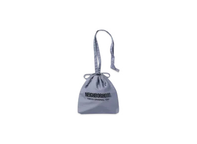 NEIGHBORHOOD Logo Drawstring Shoulder Bag "Gray"