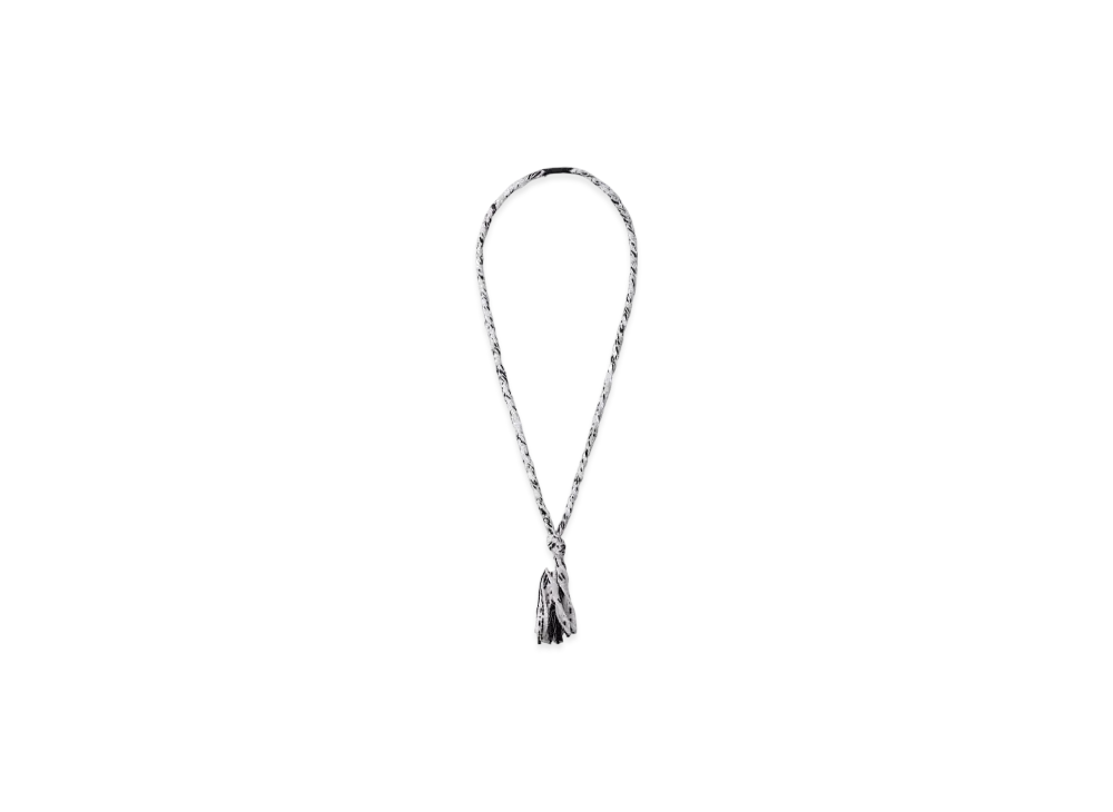 NEIGHBORHOOD JQ Braid Necklace "White"